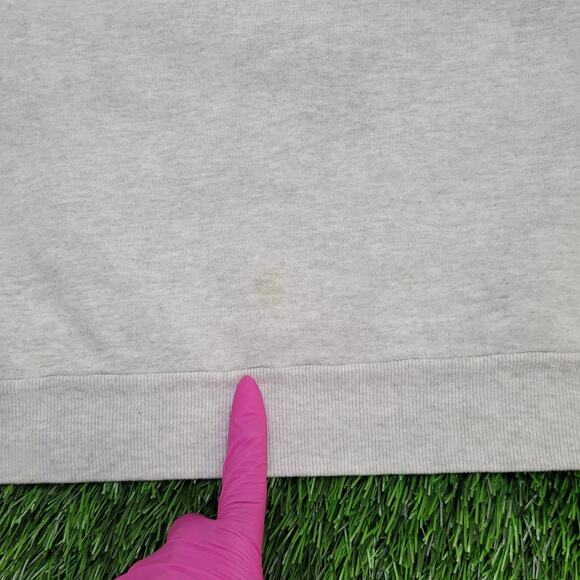 Vintage 90s London England Sweatshirt XL 23x26 Gray - Picture 8 of 13